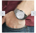  Shop Authentic Emporio Armani Velente Chronograph Quartz Silver Dial Silver Steel Strap Watch For Men - AR1702 - Luxxuri
