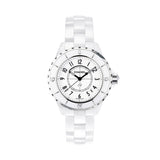  Shop Authentic Chanel J12 Ceramic White Dial White Steel Strap Watch for Women - J12 H0968 - Luxxuri
