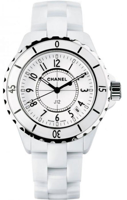  Shop Authentic Chanel J12 Ceramic White Dial White Steel Strap Watch for Women - J12 H0968 - Luxxuri