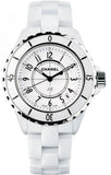  Shop Authentic Chanel J12 Ceramic White Dial White Steel Strap Watch for Women - J12 H0968 - Luxxuri