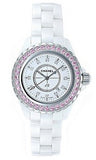  Shop Authentic Chanel J12 Sapphire Bezel Ceramic White Dial White Steel Strap Watch for Women - J12 H2010 - Luxxuri