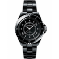  Shop Authentic Chanel J12 Quartz Diamonds Black Dial Black Steel Strap Watch for Women - J12 H5701 - Luxxuri