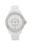  Shop Authentic Chanel J12 Quartz Diamonds White Dial White Steel Strap Watch for Women - J12 H3110 - Luxxuri