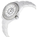  Shop Authentic Chanel J12 Diamonds Quartz White Dial White Steel Strap Watch for Women - J12 H2572 - Luxxuri