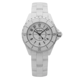  Shop Authentic Chanel J12 Ceramic White Dial White Steel Strap Watch for Women - J12 H0968 - Luxxuri