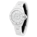 Shop Authentic Chanel J12 Diamonds Mother of Pearl White Dial White Steel Strap Watch for Women - J12 H5704 - Luxxuri