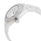  Shop Authentic Chanel J12 Quartz Diamonds White Dial White Steel Strap Watch for Women - J12 H5703 - Luxxuri