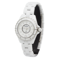  Shop Authentic Chanel J12 Diamonds Quartz Mother of Pearl White Dial White Steel Strap Watch for Women - J12 H2570 - Luxxuri