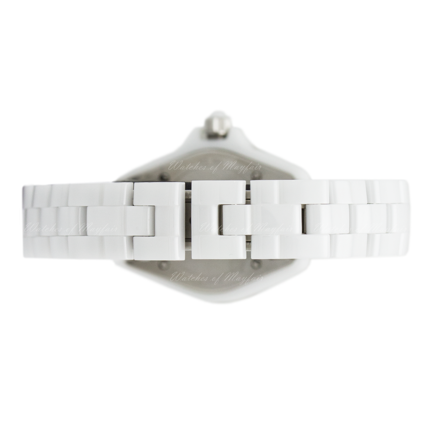 Chanel J12 Diamonds Quartz Mother of Pearl White Dial White Steel Strap Watch for Women - J12 H2570
