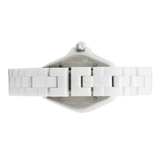  Shop Authentic Chanel J12 Diamonds Quartz Mother of Pearl White Dial White Steel Strap Watch for Women - J12 H2570 - Luxxuri