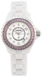  Shop Authentic Chanel J12 Sapphire Bezel Ceramic White Dial White Steel Strap Watch for Women - J12 H2010 - Luxxuri