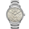  Shop Authentic Burberry The Classic Silver Dial Silver Steel Strap Watch for Men - BU10004 - Luxxuri