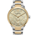  Shop Authentic Burberry The Classic Gold Dial Two Tone Steel Strap Watch for Men - BU10011 - Luxxuri