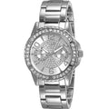 Shop Authentic Guess Sassy Multifunction Quartz Silver Dial Silver Steel Strap Watch For Women - W0705L1 - Luxxuri
