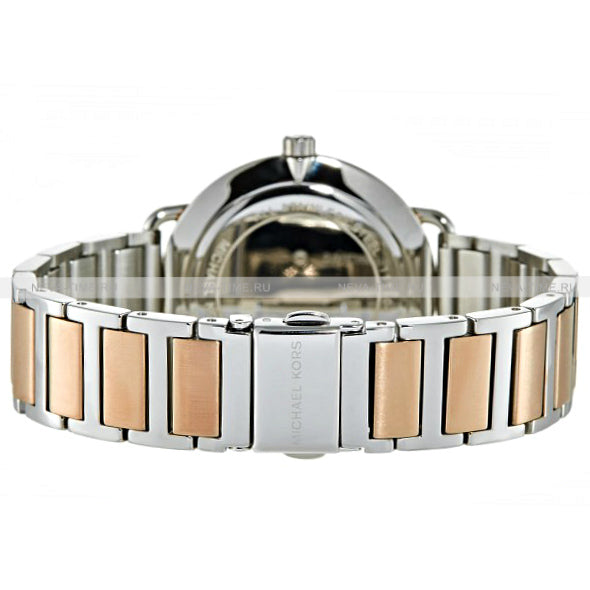  Shop Authentic Michael Kors Portia Quartz Silver Dial Two Tone Steel Strap Watch For Women - MK3709 - Luxxuri