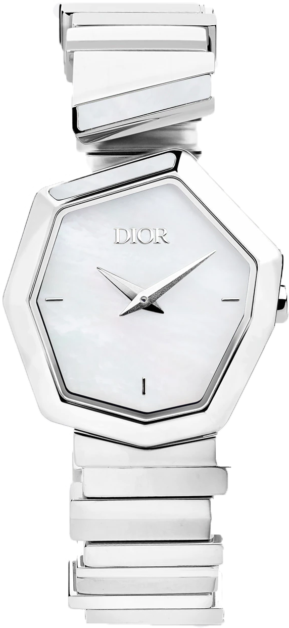  Shop Authentic Dior Gem Dior Mother of Pearl Dial Silver Steel Strap Watch for Women - CD18111X1073 - Luxxuri