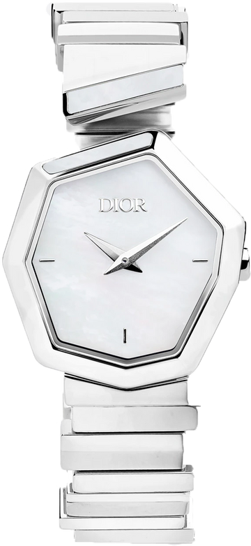  Shop Authentic Dior Gem Dior Mother of Pearl Dial Silver Steel Strap Watch for Women - CD18111X1073 - Luxxuri