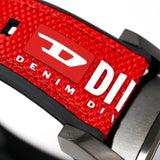  Shop Authentic Diesel Mr Daddy 2.0 Chronograph Grey Dial Red Rubber Strap Watch For Men - DZ7423 - Luxxuri
