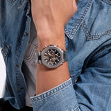  Shop Authentic Guess Edge Chronograph Black Dial Silver Steel Strap Watch For Men - GW0539G1 - Luxxuri