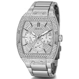  Shop Authentic Guess Raven Diamonds Silver Dial Silver Steel Strap Watch for Women - GW0104L1 - Luxxuri