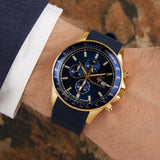  Shop Authentic Maserati SFIDA Chronograph Blue Dial Blue Rubber Strap Watch For Men - R8871640004 - Luxxuri