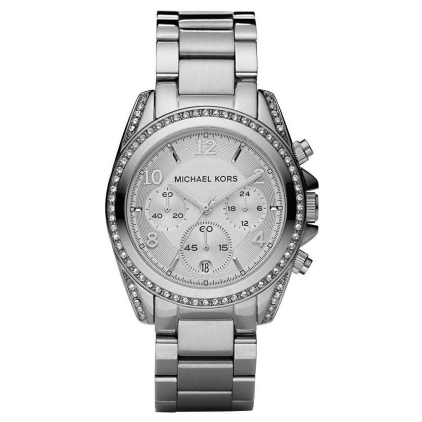  Shop Authentic Michael Kors Blair Silver Dial Silver Steel Strap Watch for Women - MK5165 - Luxxuri