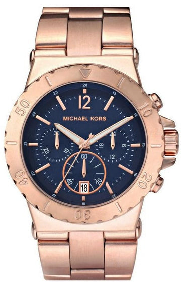  Shop Authentic Michael Kors Bel Aire Blue Dial Rose Gold Steel Strap Watch for Women - MK5410 - Luxxuri