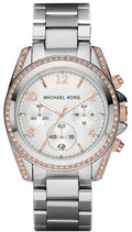  Shop Authentic Michael Kors Blair Chronograph Silver Dial Silver Steel Strap Watch for Women - MK5459 - Luxxuri