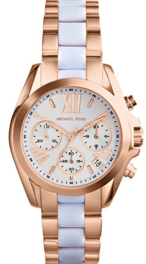  Shop Authentic Michael Kors Bradshaw Silver Dial Two Tone Steel Strap Watch for Women - MK5907 - Luxxuri