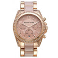  Shop Authentic Michael Kors Blair Chronograph Rose Gold Dial Two Tone Steel Strap Watch for Women - MK5943 - Luxxuri