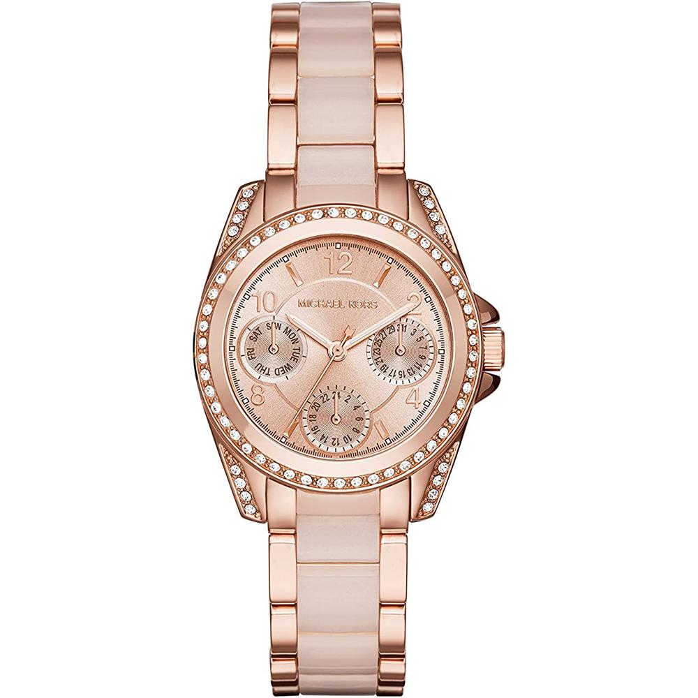  Shop Authentic Michael Kors Blair Rose Gold Dial Two Tone Steel Strap Watch for Women - MK6175 - Luxxuri