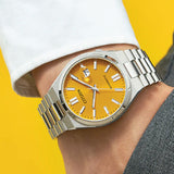  Shop Authentic Citizen Tsuyosa Automatic Yellow Dial Silver Steel Strap Watch for Men - NJ0150-81Z - Luxxuri