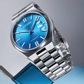  Shop Authentic Citizen x Pantone Automatic Blue Dial Silver Steel Strap Watch For Men - NJ0158-89L - Luxxuri
