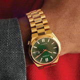  Shop Authentic Citizen Tsuyosa Automatic Green Dial Gold Steel Strap Watch For Men - NJ0152-51X - Luxxuri