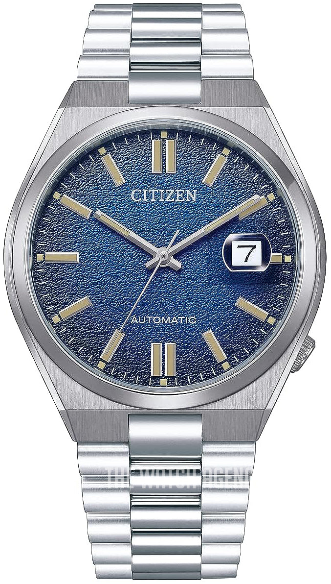 Shop Authentic Citizen Tsuyosa Automatic Dark Blue Dial Silver Steel Strap Watch For Men - NJ0151-88L - Luxxuri