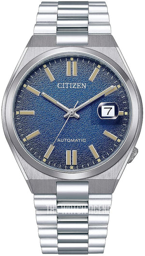  Shop Authentic Citizen Tsuyosa Automatic Dark Blue Dial Silver Steel Strap Watch For Men - NJ0151-88L - Luxxuri