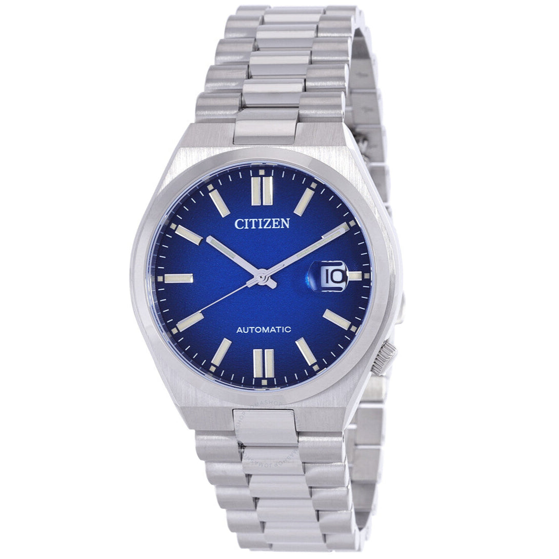  Shop Authentic Citizen Tsuyosa Automatic Dark Blue Dial Silver Steel Strap Watch For Men - NJ0151-88L - Luxxuri