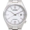  Shop Authentic Citizen Tsuyosa Automatic White Dial Silver Steel Strap Watch For Men - NJ0150-81A - Luxxuri