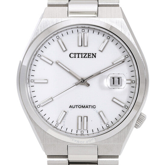  Shop Authentic Citizen Tsuyosa Automatic White Dial Silver Steel Strap Watch For Men - NJ0150-81A - Luxxuri