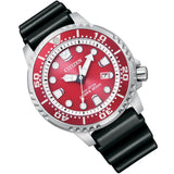  Shop Authentic Citizen Eco Drive Promaster Marine Red Dial Black Rubber Strap Watch For Men - BN0159-15X - Luxxuri