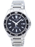  Shop Authentic Citizen Promaster Diver Chronograph Black Dial Silver Steel Strap Watch For Men - BN0190-82E - Luxxuri