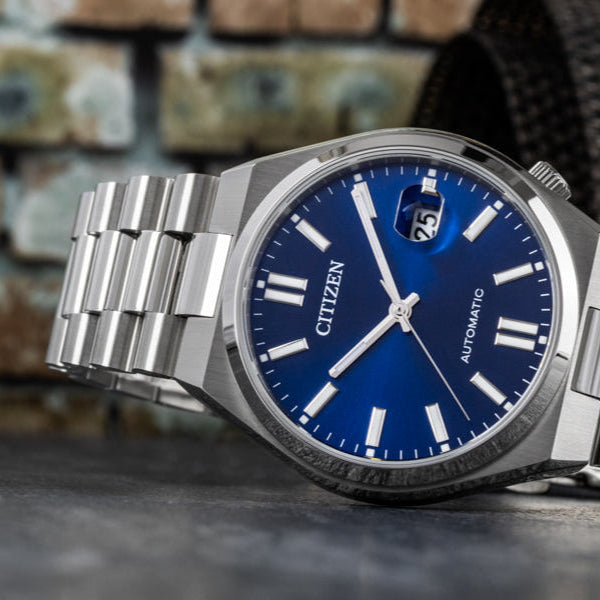  Shop Authentic Citizen Tsuyosa Automatic Blue Dial Silver Steel Strap Watch For Men - NJ0150-81L - Luxxuri