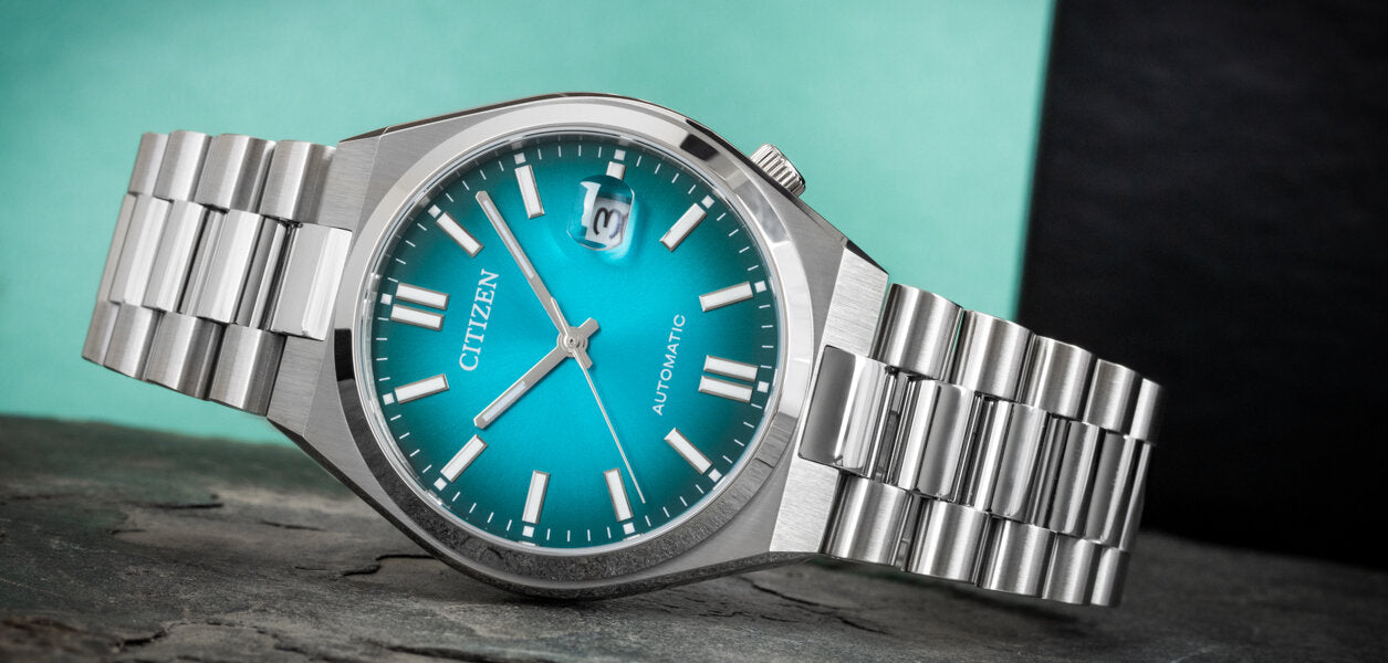  Shop Authentic Citizen Tsuyosa Automatic Blue Dial Silver Steel Strap Watch For Men - NJ0151-88X - Luxxuri