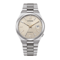  Shop Authentic Citizen Tsuyosa Automatic Oatmeal White Dial Silver Steel Strap Watch For Men - NJ0151-88W - Luxxuri