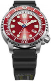  Shop Authentic Citizen Eco Drive Promaster Marine Red Dial Black Rubber Strap Watch For Men - BN0159-15X - Luxxuri