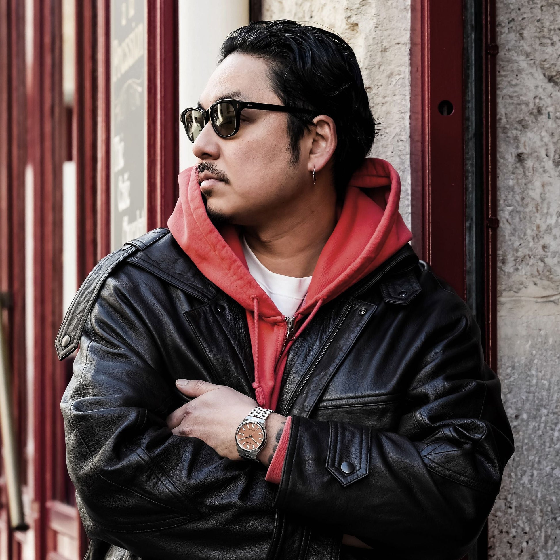  Shop Authentic Citizen Tsuyosa Automatic Salmon Orange Dial Silver Steel Strap Watch For Men - NJ0159-86Z - Luxxuri