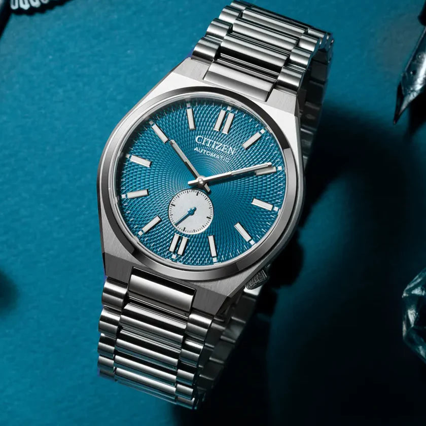  Shop Authentic Citizen Tsuyosa Automatic Blue Dial Silver Steel Strap Watch For Men - NK5010-51L - Luxxuri
