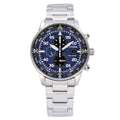 Citizen Eco Drive Chronograph Blue Dial Silver Stainless Steel Watch For Men - CA0690-88L