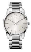  Shop Authentic Calvin Klein City Silver Dial Silver Steel Strap Watch for Men - K2G21126 - Luxxuri