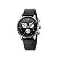  Shop Authentic Calvin Klein City Chronograph Black Dial Black Leather Strap Watch for Men - K2G271CX - Luxxuri